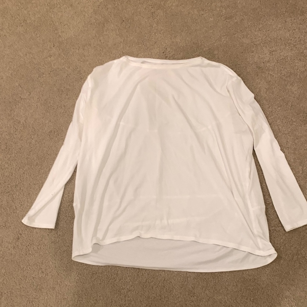 Lululemon long sleeve white shirt